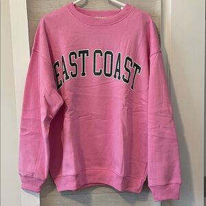 Zenana Pink Crew Neck Sweater